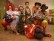 ein Gruppenfoto einiger Kinder und der Kindergärtnerinnen zu Karneval.
